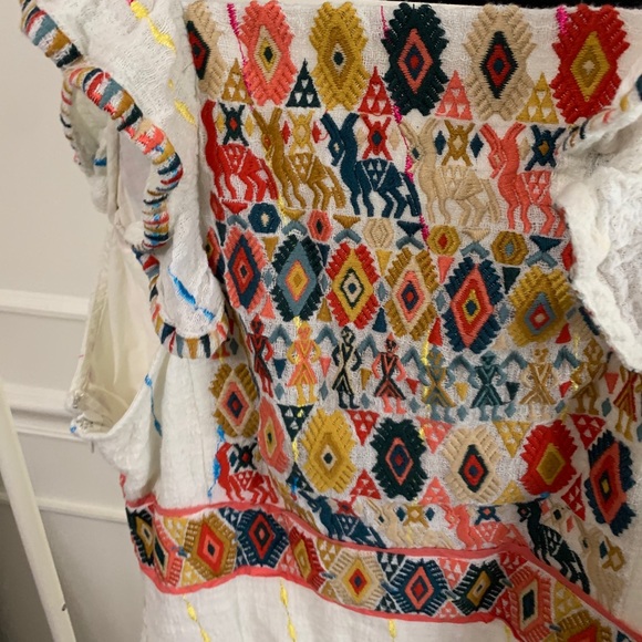 Embroidered Spanish Inspired Dress - Picture 4 of 4